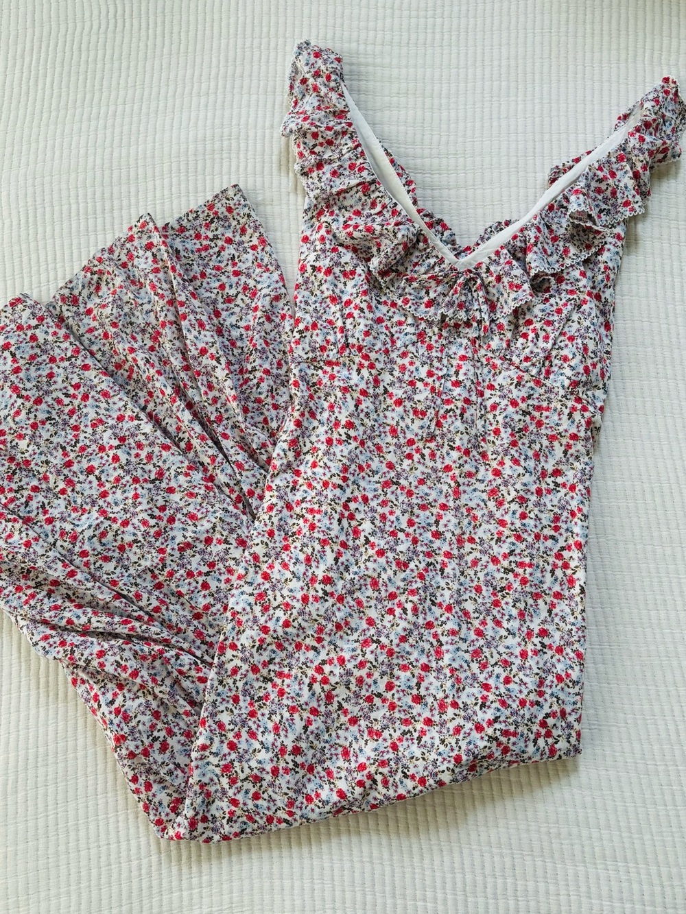 Universal Thread Women’s Floral Sleeveless Maxi Sundress Cream Size Large NWOT